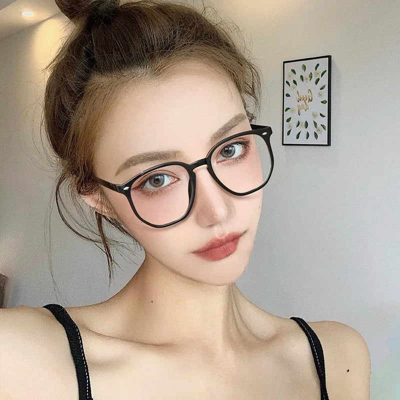 Transparent Computer Glasses Frame Women Men Anti Blue Light polygon square Eyewear Blocking Glasses Optical Spectacle Eyeglass