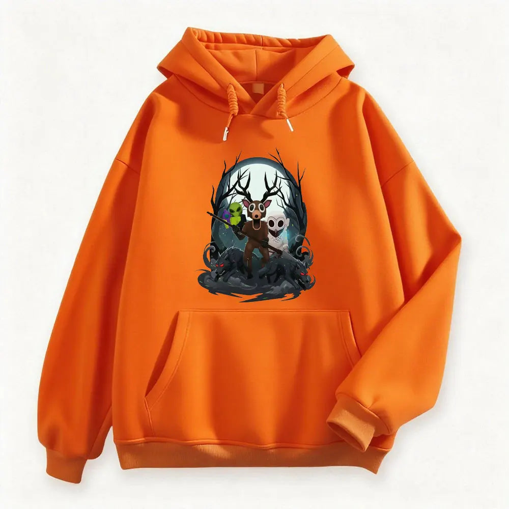 99 Nights in The Forest Men Women Hoodies 2025 Halloween Spooky T-Shirt Design Print Tops Men Clothing Sweatshirts Hoodies Women