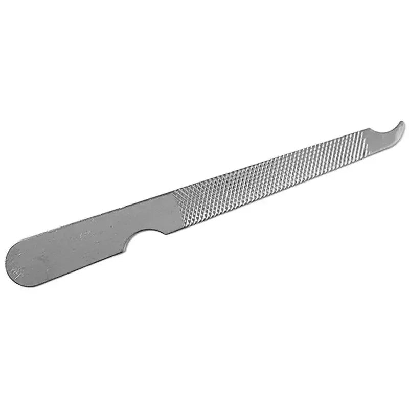 3PCS/Lot Stainless Steel Nail File and Buffer, 92mm Long, All Purpose, for Natural Nails, Fingernail File Manicure Care Tool