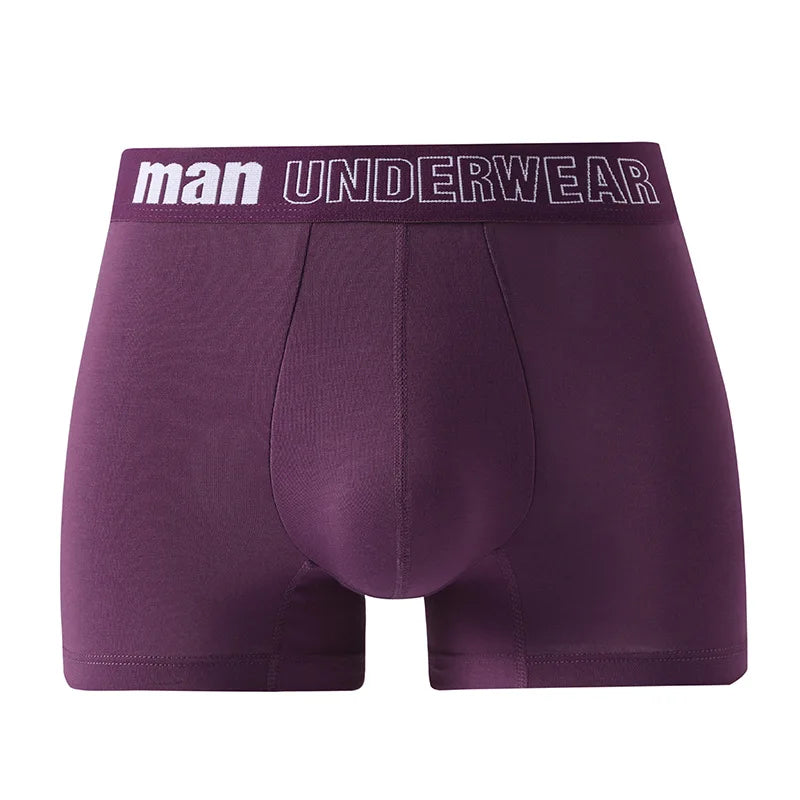 4pcs Mens Boxers Bamboo Fiber Men's Panties Sexy Boxer Shorts Breathable Soft Underwear for Men Underpants Plus Size M to 7XL