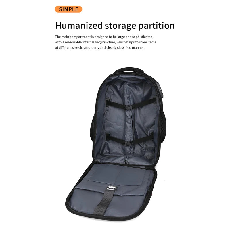 Men Trolley Backpack Rolling Luggage Travel Backpacks Trolley Bag with wheels Business Wheeled Backpack Cabin Carry on Luggage