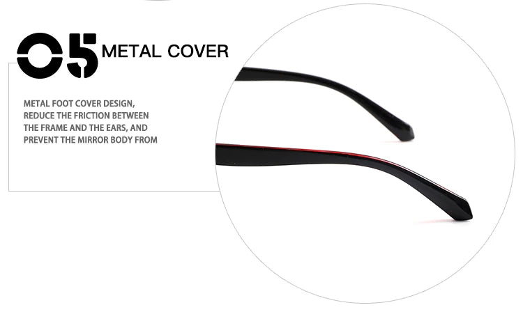 Reading Glasses Men Women Sports Anti-blue Light Reading Eyewear Black Red Presbyopia Eyeglasses +100 to+400 glasses