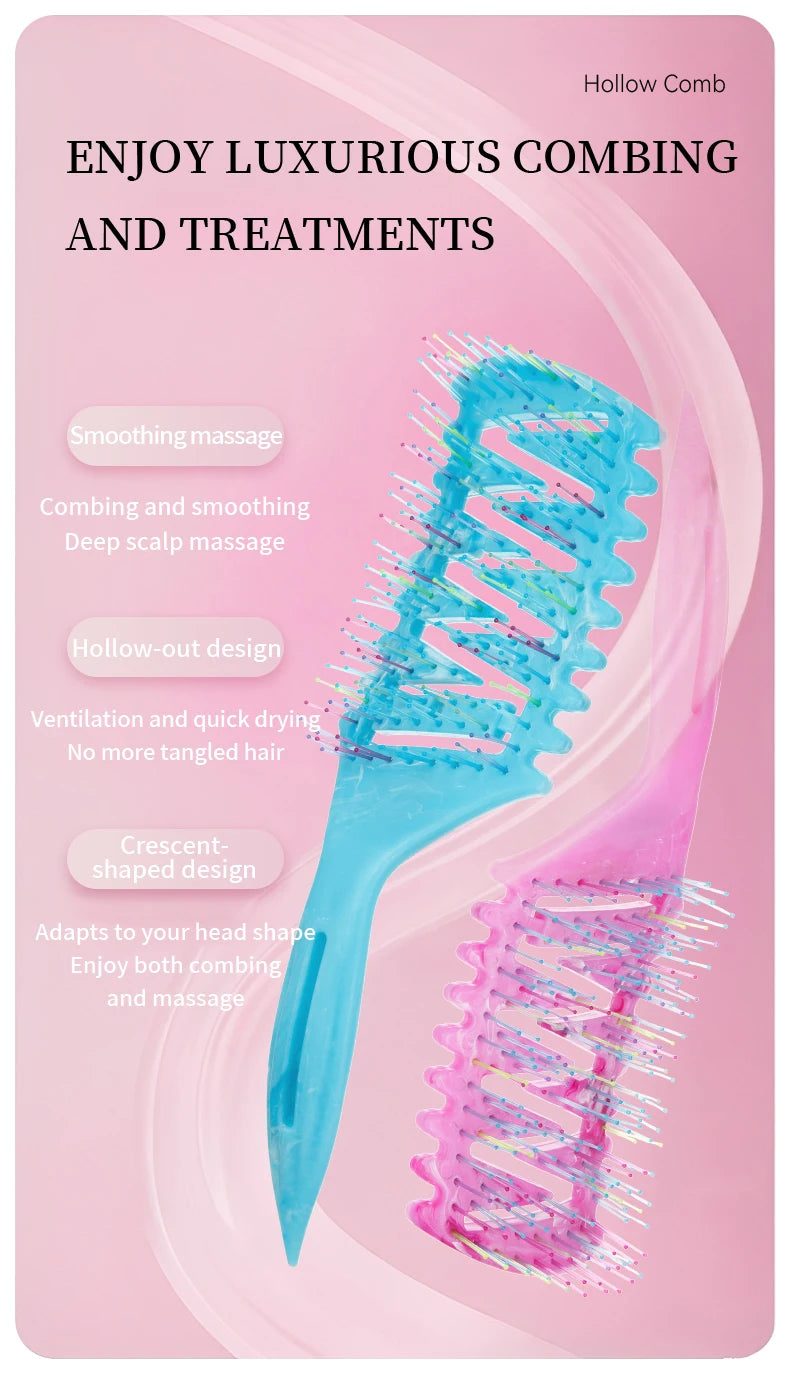 New Curl Defining Brush Curl Define Styling Brush for Curly Hair Vented Hair Brush for Shaping and Defining Curly Hair for Women