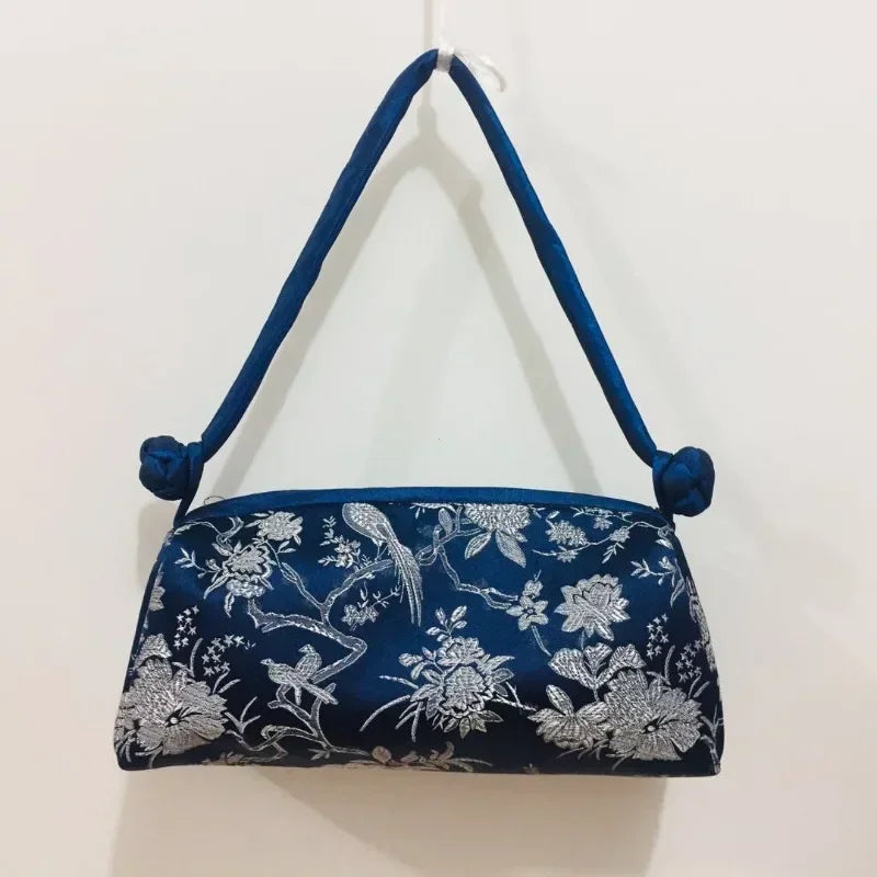 New Chinese Style Retro Bag Designer Chinese Style Silk Bag Japanese Hand Embroidery Totes Fashion Handbags and Purses