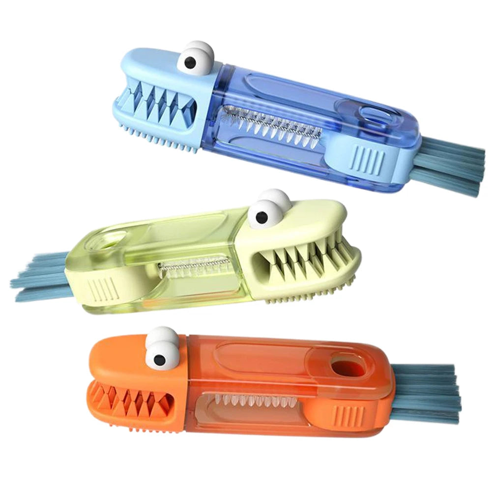 3 In 1 Multifunctional Cleaning Brush Tiny Bottle Cup Lid Detail Brush Straw Cleaner Tools Household Kitchen Cleaning Tool