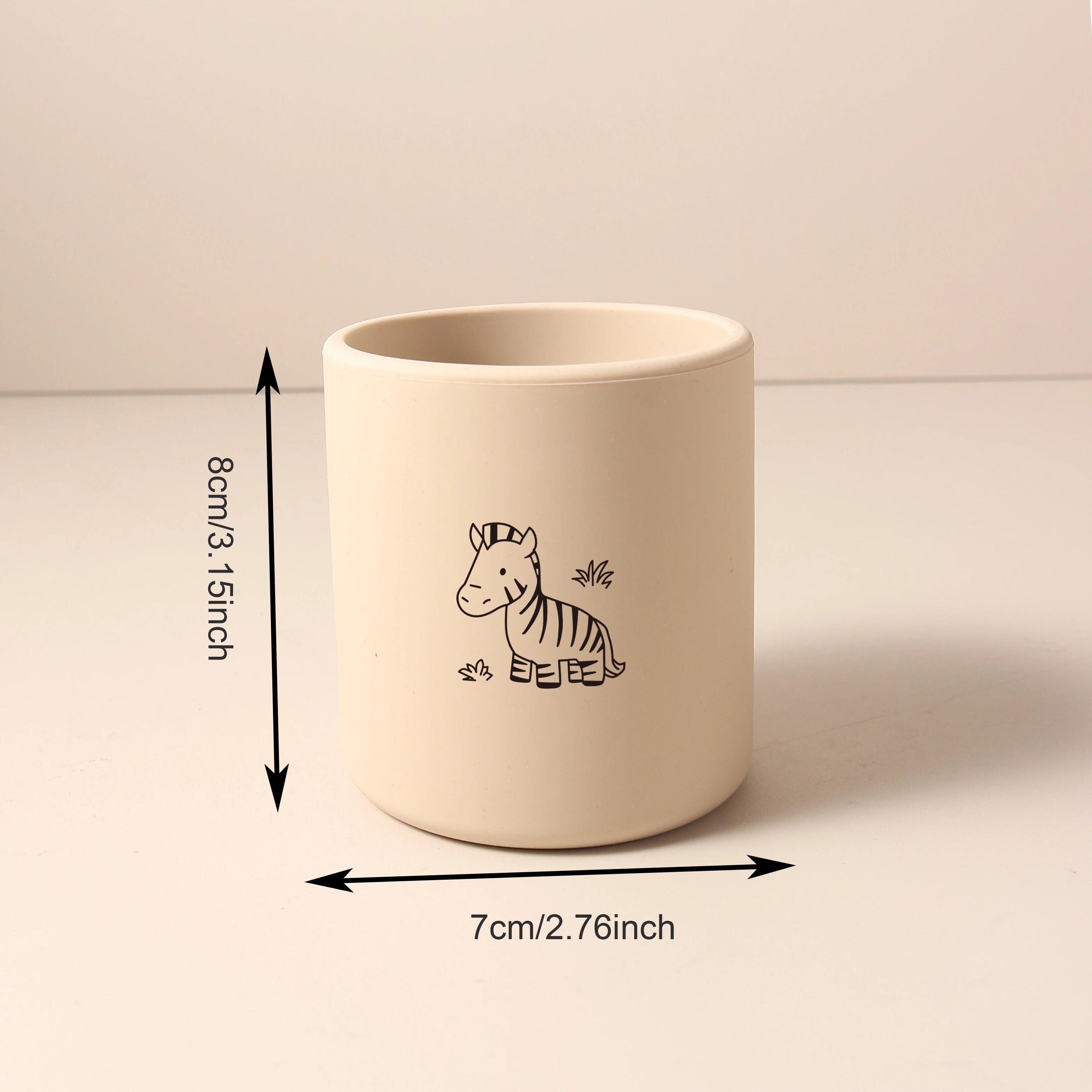 200ml Food-Grade Silicone Baby Cup cartoon cute Soft Spout Sippy Cup for New Learners Soft Food-Safe Training Cup for Babies