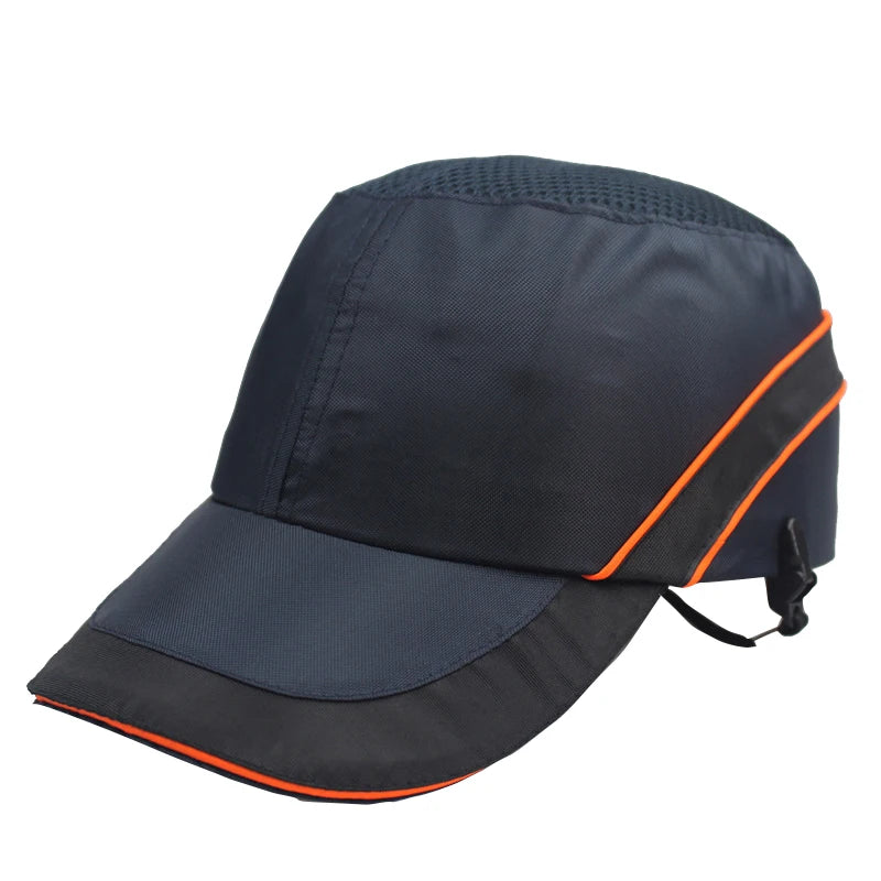 Custom Logo Work Safety Bump Cap Hard Inner Shell Protective Helmet Baseball Hats Outdoor Men Adjustable Safety Protection Hat