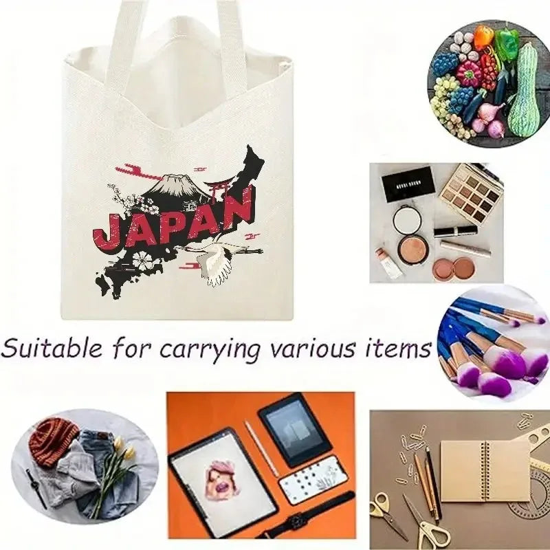 New York printed Women Shoulder Bags Reusable Casual Girl Handbags Gift Canvas Lady Tote Handbag Large Capacity Shopping Bag