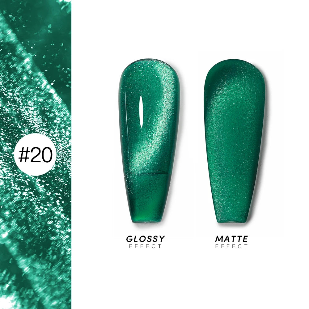 AS 15ml Cat Magnetic Gel Nail Polish Cat Eye Glitter Effect Semi Permanent 36 Colors  Soak Off UV Gel Varnish Manicure Nail Art