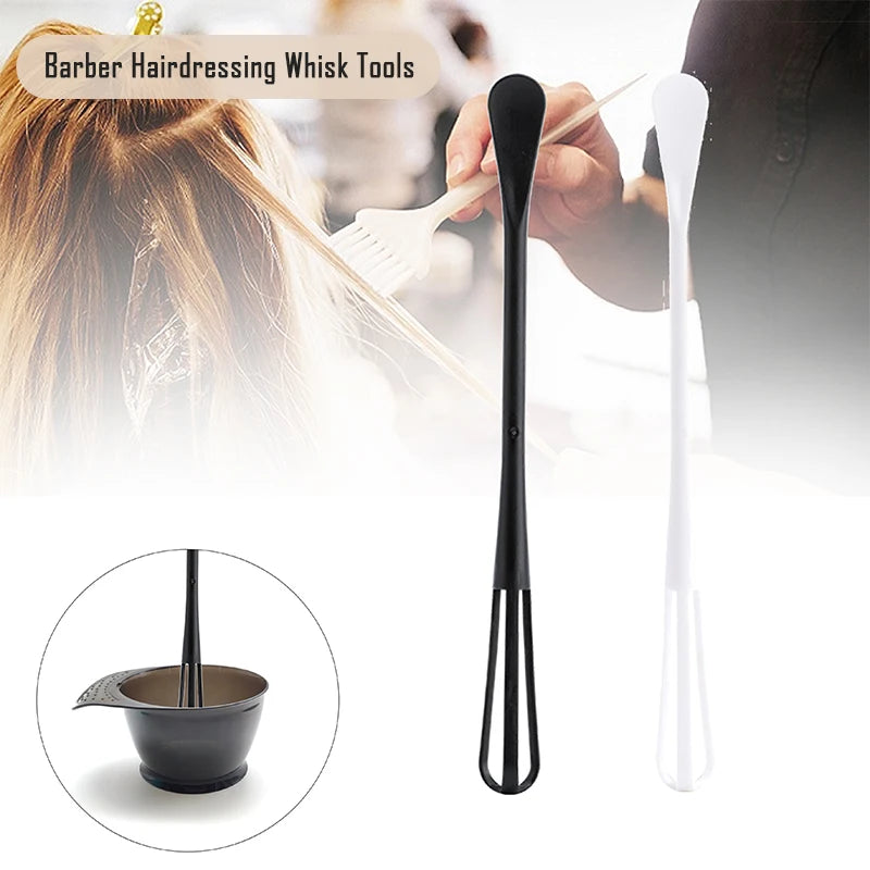 Salon Hairdressing Dye Cream Whisk Plastic Dye Agitator Barbe Kitchen Whisk Tool