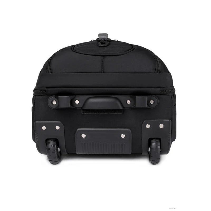 Men Trolley Backpack Rolling Luggage Travel Backpacks Trolley Bag with wheels Business Wheeled Backpack Cabin Carry on Luggage