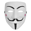 Halloween Mask Anonymous Mask Costume Accessory Cosplay Party Fancy Dress Prop Guy Fawkes Full Face Mask Halloween Event Outfit