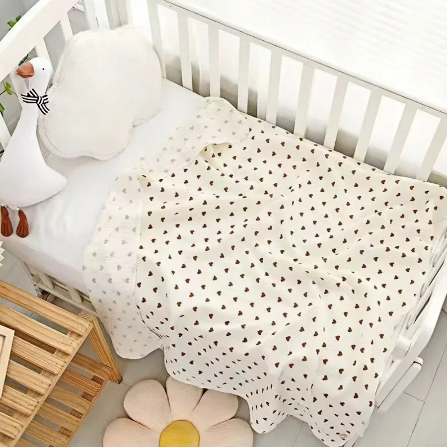 2er-Pack Baumwollmusselin-Decken, Baby-Pucktücher für Neugeborene, Musselin-Pucktuch, Bettwäsche, Baby-Badetuch, Babyartikel
