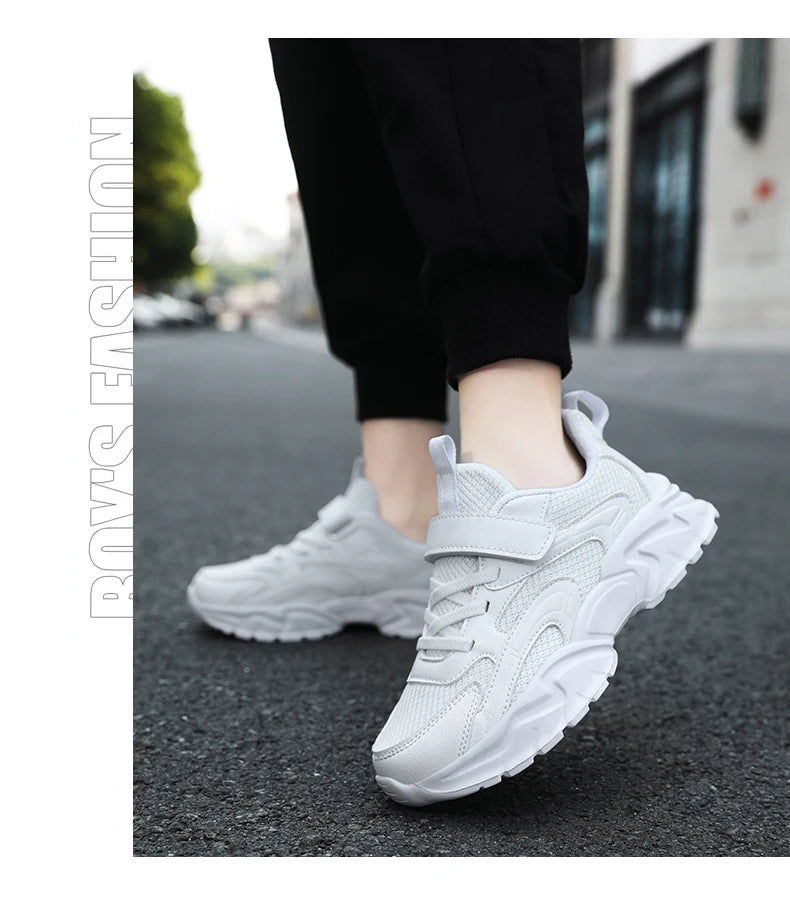 Children Tennis Sneakers Girls Lightweight Breathable with Soft Soled Sports Outdoor Shoes Boys Casual Running Footwear