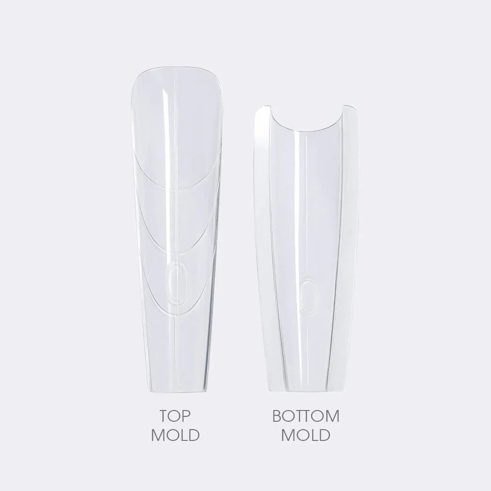 YOKEFELLOW Sandwich Dual Nail Forms 240pcs 15size NEW 2025 Extensions-Dual Forms Coffin Almond Nail Forms Top Mold Bottom Mold