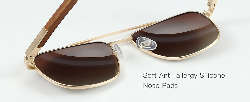 ZENOTTIC 2026 Men's Wood Polarized Sunglasses Uv Protection Outdoor Travel Sunglasses