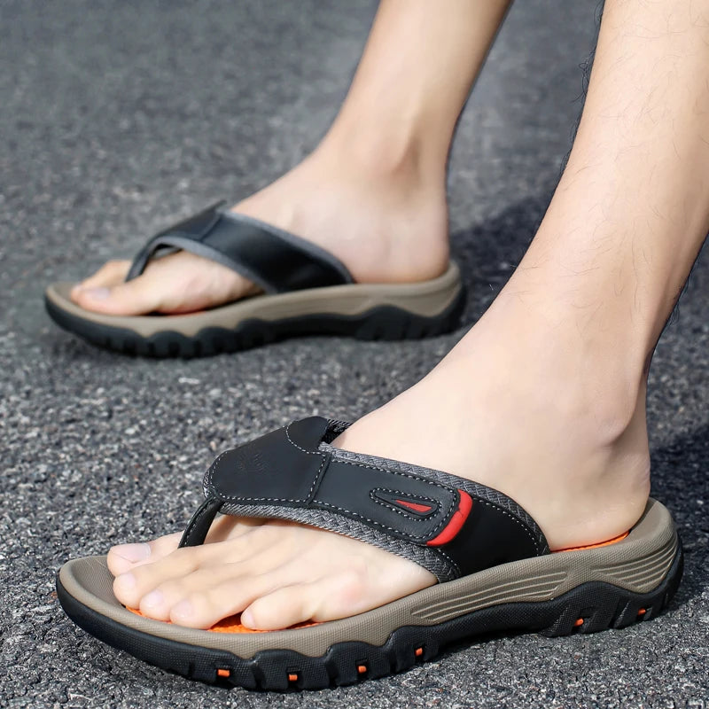 Beachschuhe für Herren Mode Outdoor Herren Sandalen Flip Flops Rutschfeste Atmungsaktive Sneaker Herren Sportschuhe 2025 Neuankömmling Sommer