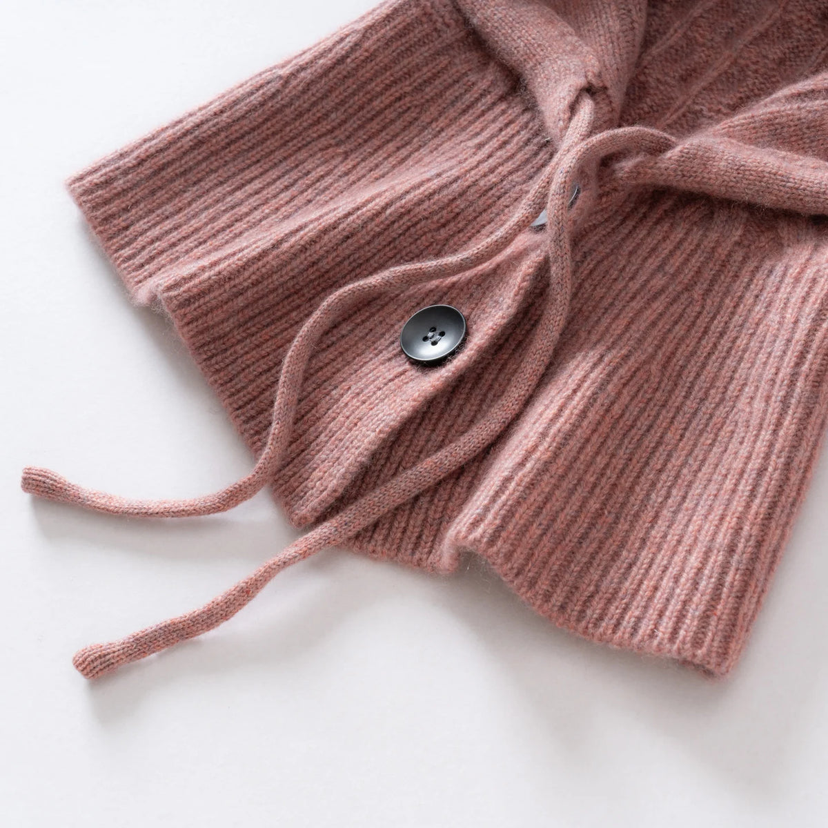 100%Quality Cashmere Balaclava Hoods For Women Warm Ring Scarf Beanie Hat Windproof Hooded Button-up Neck Collar Knitted Hat