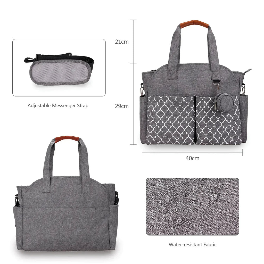 Multifunktionale Wickeltasche, große Kapazität, Babytasche für Mütter, Kinderwagen-Tasche, Babyartikel-Organizer, Handtasche, Windeltaschen
