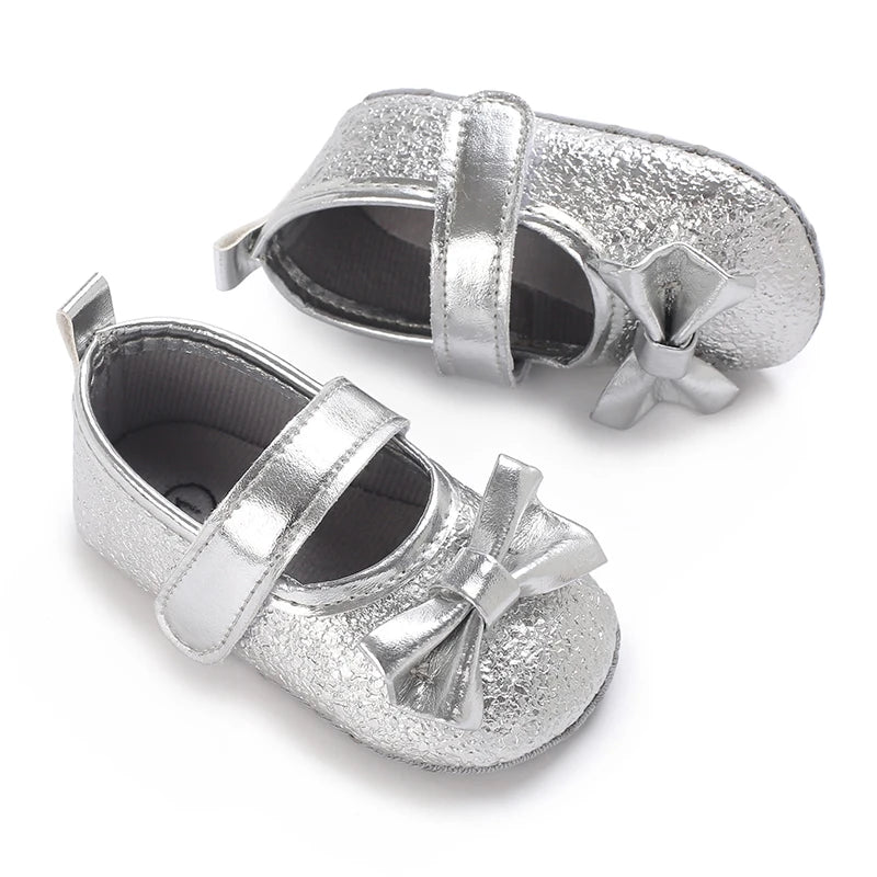 Spring and Autumn Baby Princess Shoes Cute Bow Baby Shoes Soft Bottom Anti slip Baby Sneakers