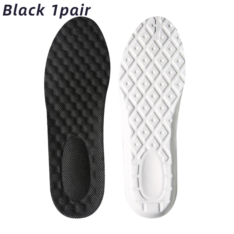 Latex Memory Foam Insoles for Sports Soft Foot Support Shoe Pads High Elastic Orthopedic Sport Insole Feet Care Insert Cushion