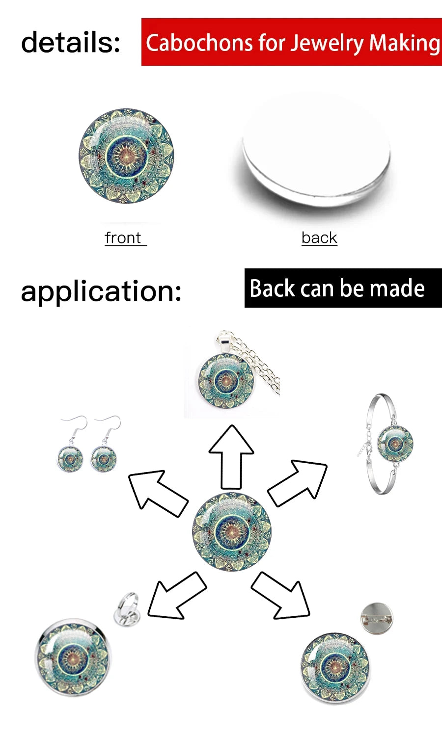 Virgin Mary And Baby Jesus Religious Glass Cabochon 10mm-40mm Round Photo Glass Cabochon Demo Flat Back Making Findings