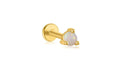 S925 silver opal stud earrings, opal light luxury temperament earrings, geometric piercing jewelry, flat stud earrings