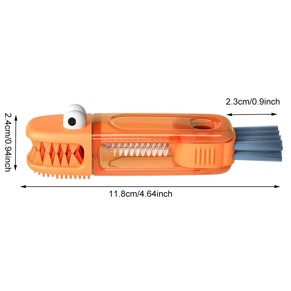 3 In 1 Multifunctional Cleaning Brush Tiny Bottle Cup Lid Detail Brush Straw Cleaner Tools Household Kitchen Cleaning Tool