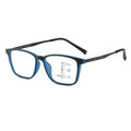 Titaninum Progressive Multifocal Glasses Unisex Flexible TR90 Reading Glasses Vintage Near Far Presbyopia Eyewear for Men Women