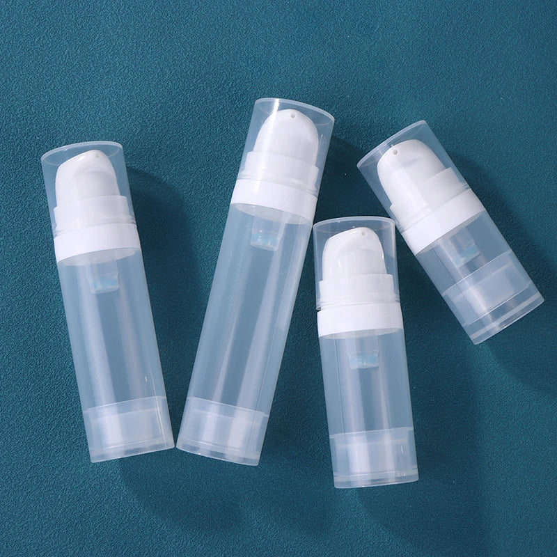 5-50ml Mini Portable Vacuum Press Type Bottle Refillable Makeup Cosmetics For Cream Gel Moisturizers Liquid Lotion Bottles