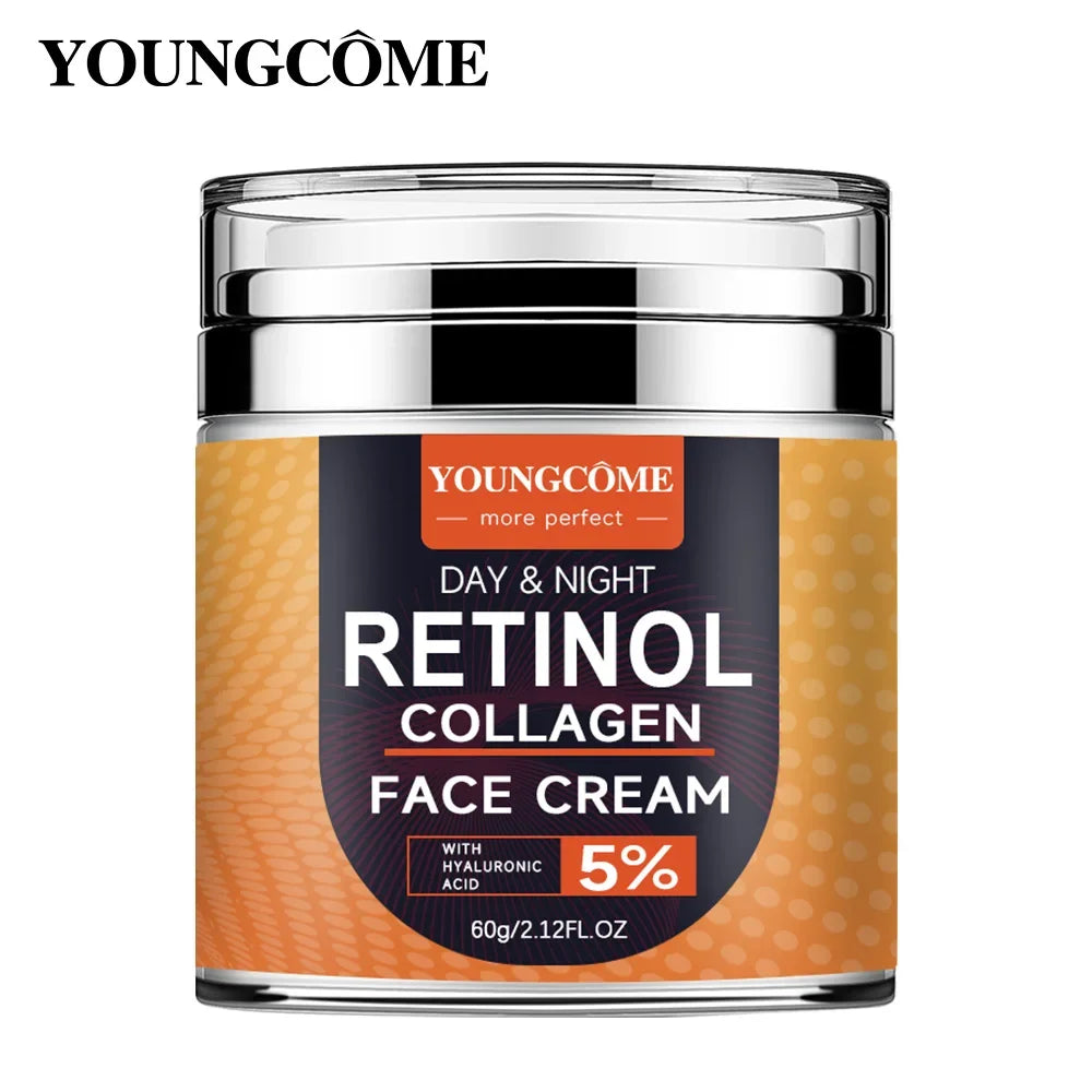 Face Moisturizer Retinol Cream - Men And Women Aging Resisting Facial Cream -Face Cream With Retinol, Collagen & Hyaluronic Acid