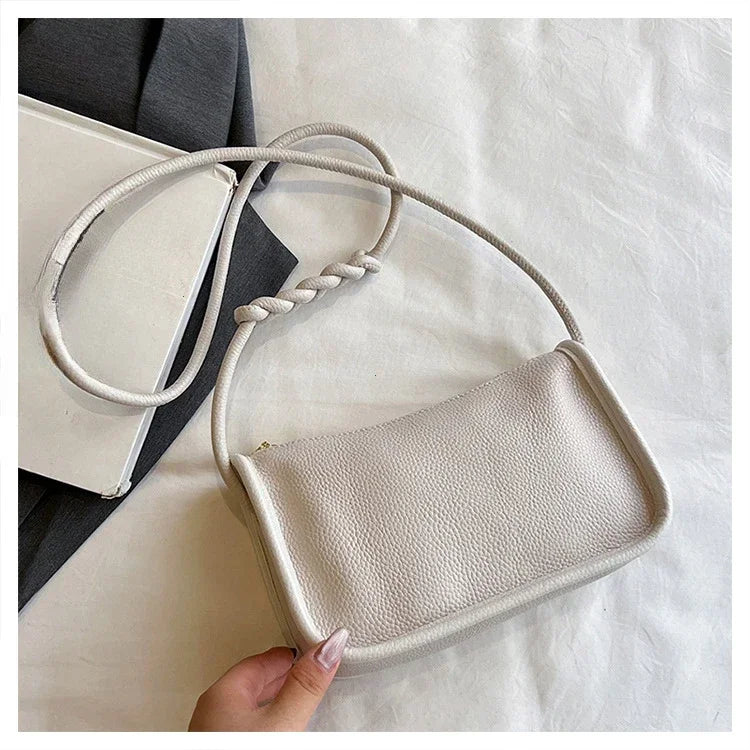 100%Real Cowhide Genuine Leather Fashion Women Crossbody Bag For Ladies New High Capacity Shoulder Bag Handbag Female Purse 2025