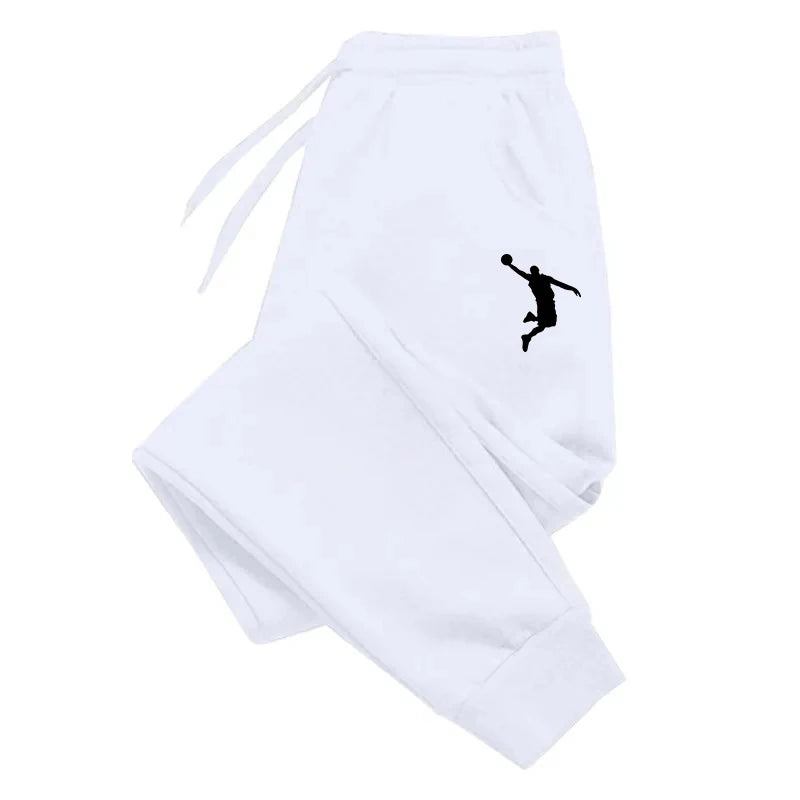 Men's Sweatpants Spring Autumn Fleece Pants Sport Gym Long Pants Casual Drawstring Pockets Trousers Oversize Sweatpants For Men