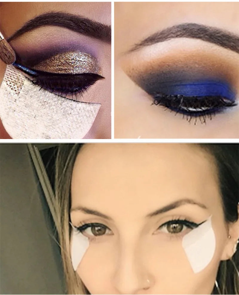 20/30/50pcs Disposable Eyeshadow Eyeliner Sticker Eyes Makeup Self-adhesive Stencil Stickers Kit Isolate Eyelash Removal Patches