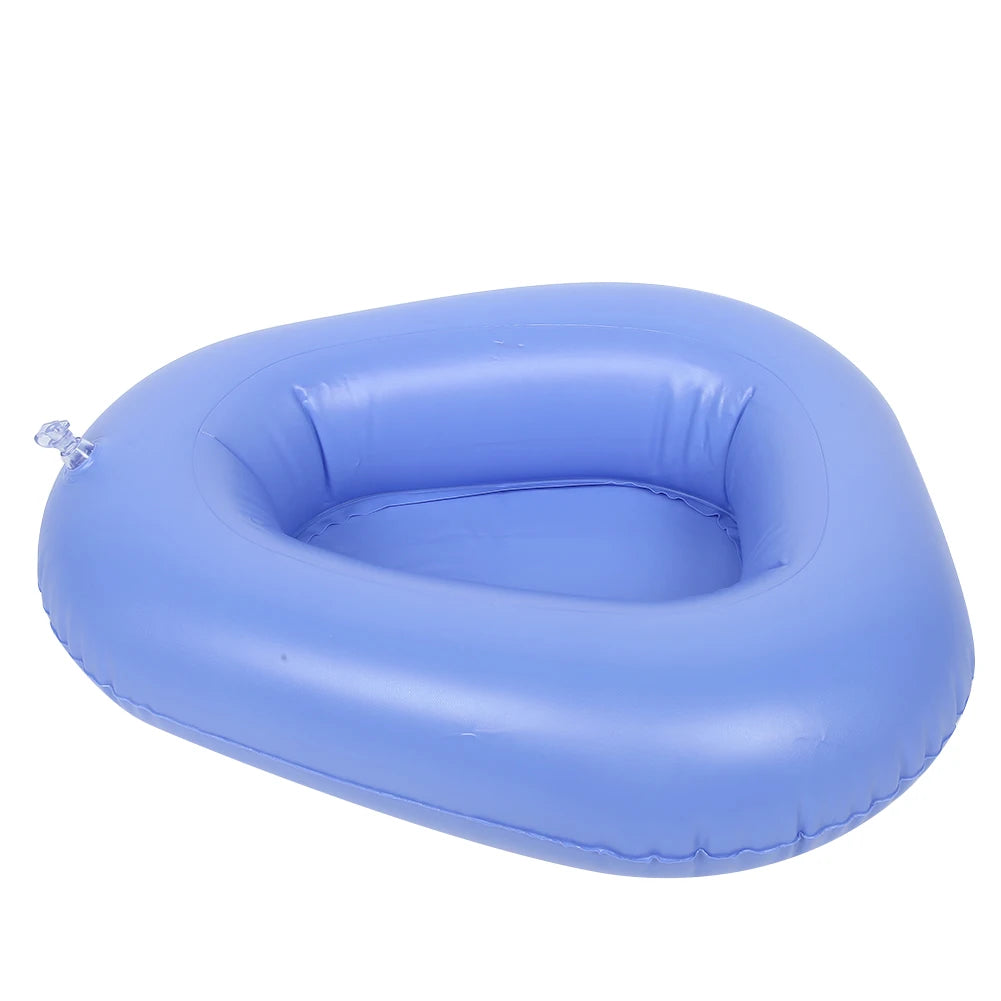 Bedpan Household Bed Pan Household Inflatable Bedpan Elderly Patients Care Anti Bedsore Air Cushion Potty Blue Inflatable Bedpan