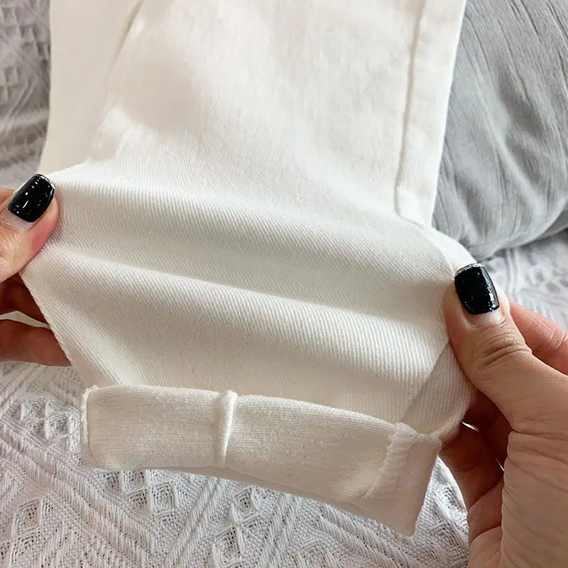 Boys and Girls Pants Spring and Autumn Children's Casual Pants Foreign Korean Cotton Pants Baby White Elastic Pants