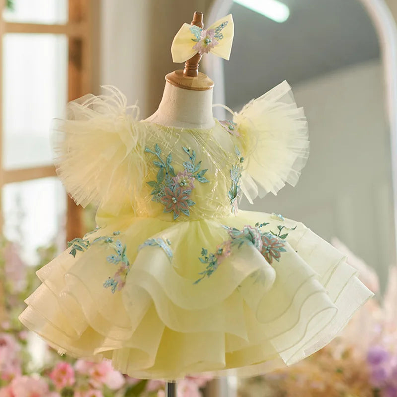 New hot selling elegant dresses for girls, high-end banquet evening dresses, luxurious and fashionable Christmas outfits for gir