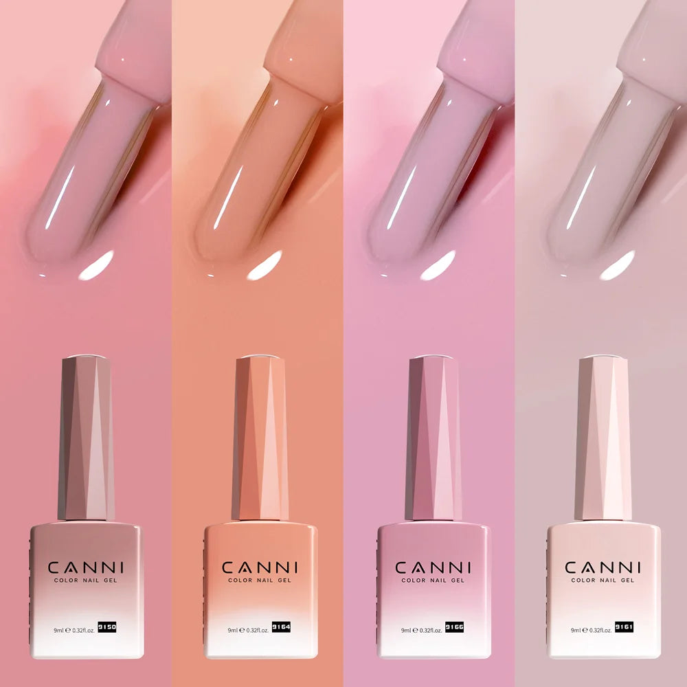 CANNI Hema TPO Free Nail Gel Polish Fall Nails Maillard Color Collection Semi Permanent Diamond Longwear Top Coat 9ml