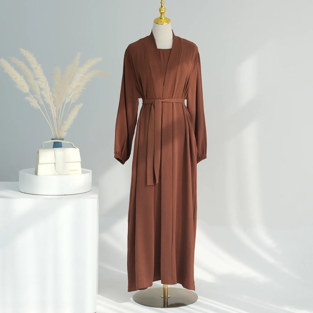 2024 New Muslim Sets for Women Ramadan Prayer Dress Modest Dresses Eid Dubai Abaya Female Islam Clothing Elegant Party Clothes