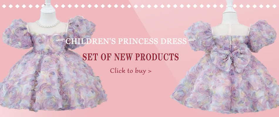 New hot selling elegant dresses for girls, high-end banquet evening dresses, luxurious and fashionable Christmas outfits for gir