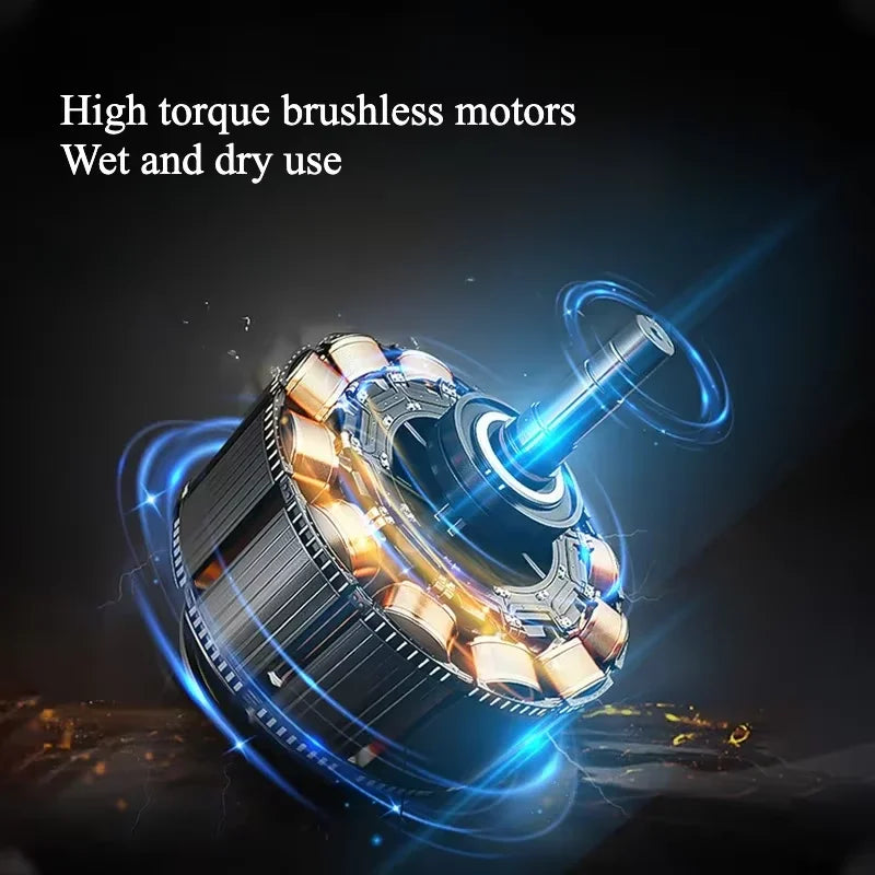 MRD Smart Brain HC-90-4  Men's Hair Clippers Professional All Metal Lift Height Torque Digital Brushless Motor Cordless Clipper