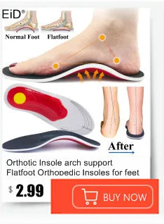 EiD 3/4 Leder orthopädische Schuheinlagen für Plattfüße Fußgewölbestütze orthopädische Schuheinlegesohle Einlegesohlen für Herren und Damen Fußpflege