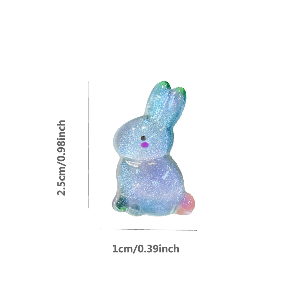 1-8PCS Resin Cartoon Sequins Cat Rabbit Butterfly Dinosaur Bear Swan Shoe Charms Garden Shoes Button Accessories Decoration