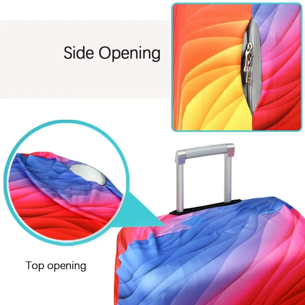 Fundas protectoras para maletas, protector de viaje, cubierta protectora elástica para maletas, fundas antipolvo para accesorios de viaje, suministros para equipaje