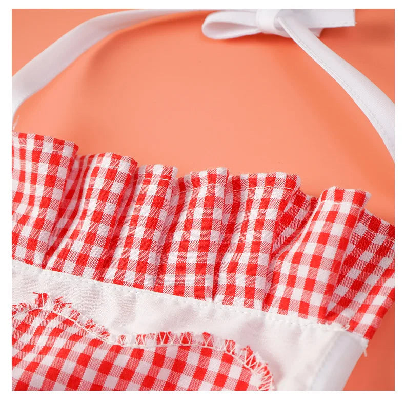 Baby Chef Apron Hat  Baby Kids Cook Costume Newborn Photography Props  Outfit Clothing