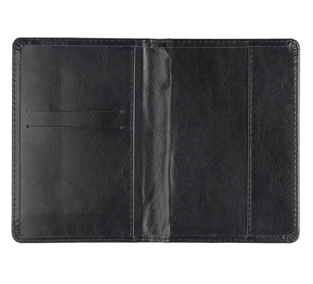Unisex Simple PU Leather Travel Passport Holder Cover Case for Men Women Document Ticket Protective Multi-card Slot Storage Bag