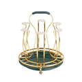 Cup Upside Down Drain Rack Space-saving Large Capacity Cup Organizer Rack for Home Kitchen Bar Decoration