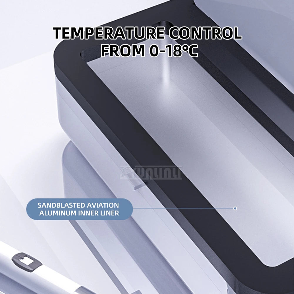 Household Mini Plug in Refrigerator Portable Constant Temperature Box Cold and Hot Dual-use Refrigeration Box