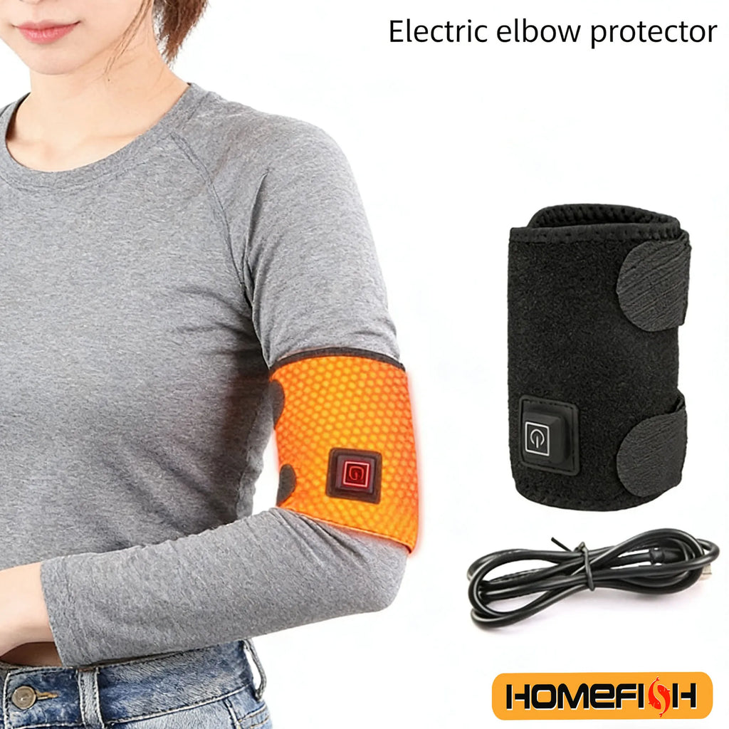 1PC Electric Heated Massage Knee Support - 3-Temperature Control, Universal Elbow & Shoulder Warm Wrap