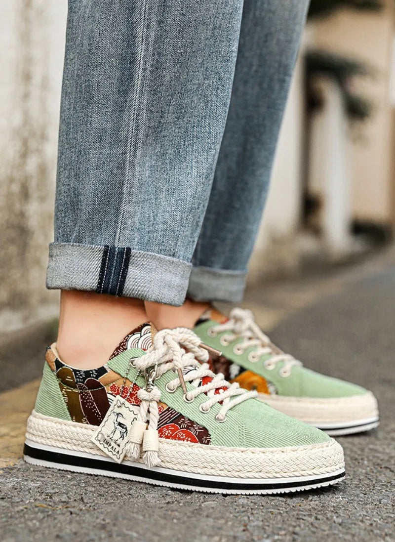Trend Low-Top Canvas Shoes Mens Summer Fashion Trend Platform Sneakers Comfortable Breathable Casual Shoes Zapatos para hombres